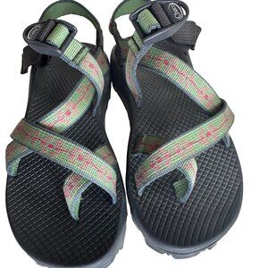Chaco Bodhi Sandal Womens Size W6 Green Pink Adjustable Strap Waterproof Hiking